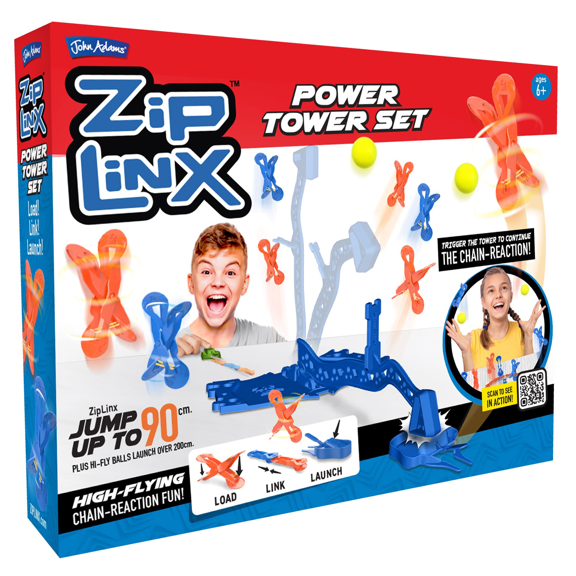 Amazon.com: John Adams | ZipLinx - Power Tower Set: high-Flying